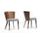 Baxton Studio Sparrow Brown And "Gravel" Wood Modern Dining Chair 96-4644 - alternate 1
